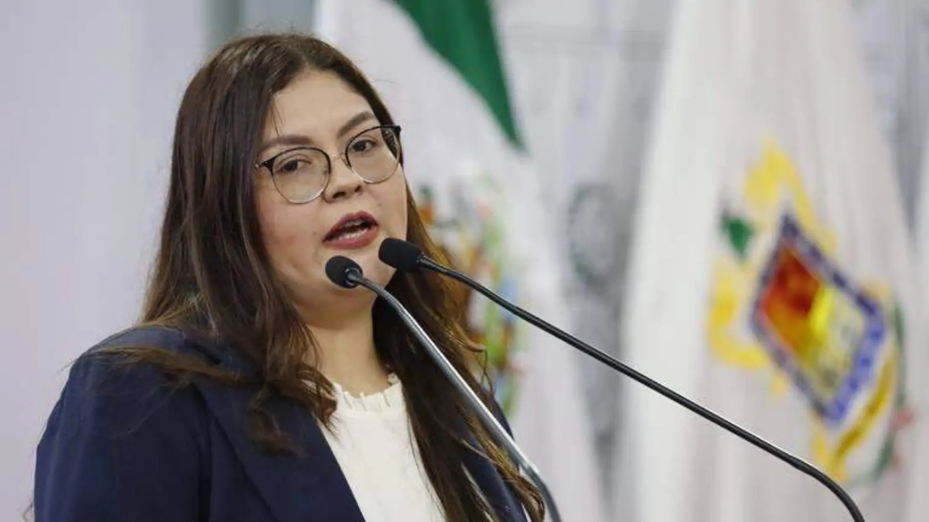 Andrea López Contreras, titular de la Secretaría de Migrante